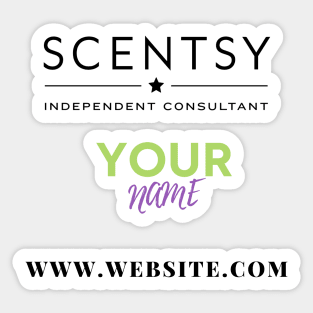 Scentsy independent consultant customers gift idea, custom made Sticker